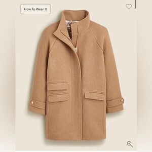 J. Crew camel coat